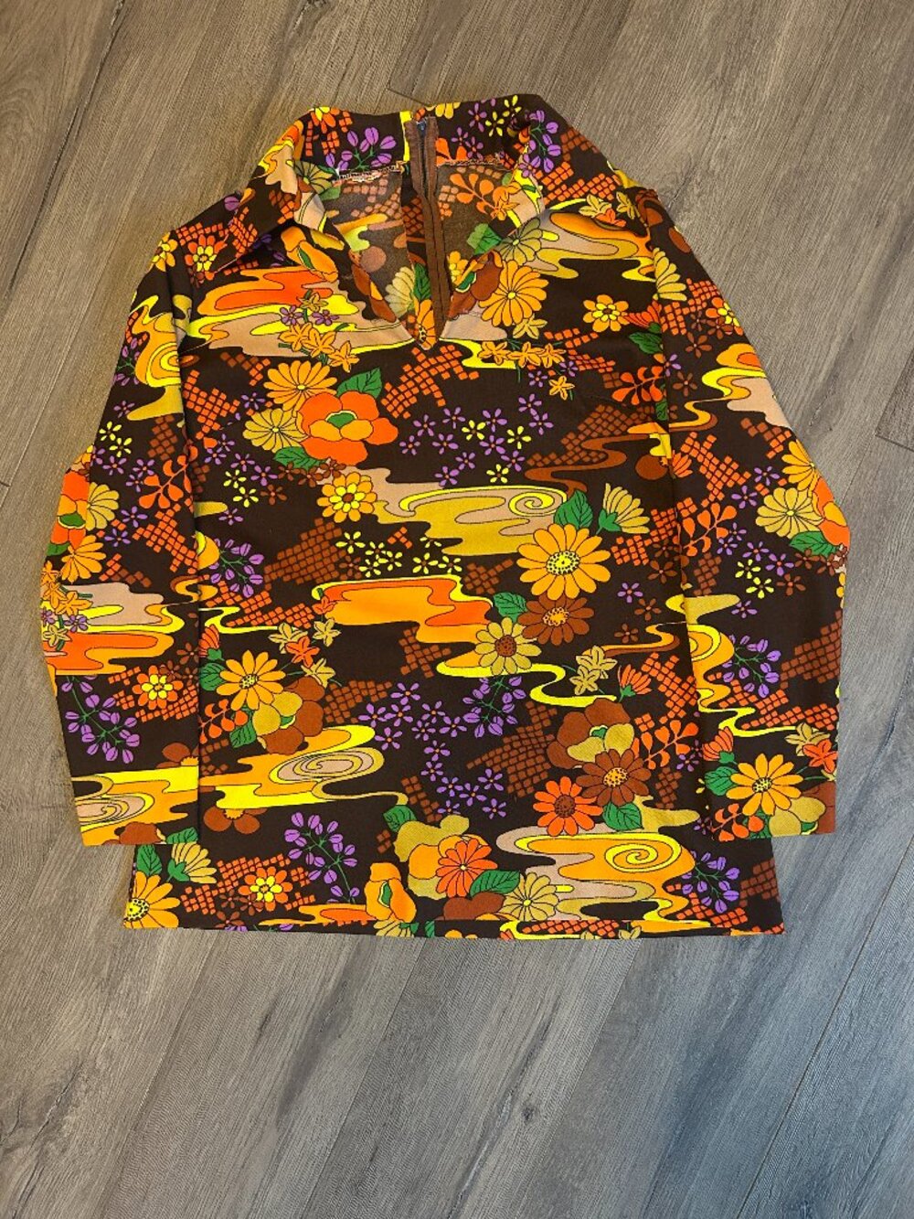 Vintage 1970's Handmade Womens Top